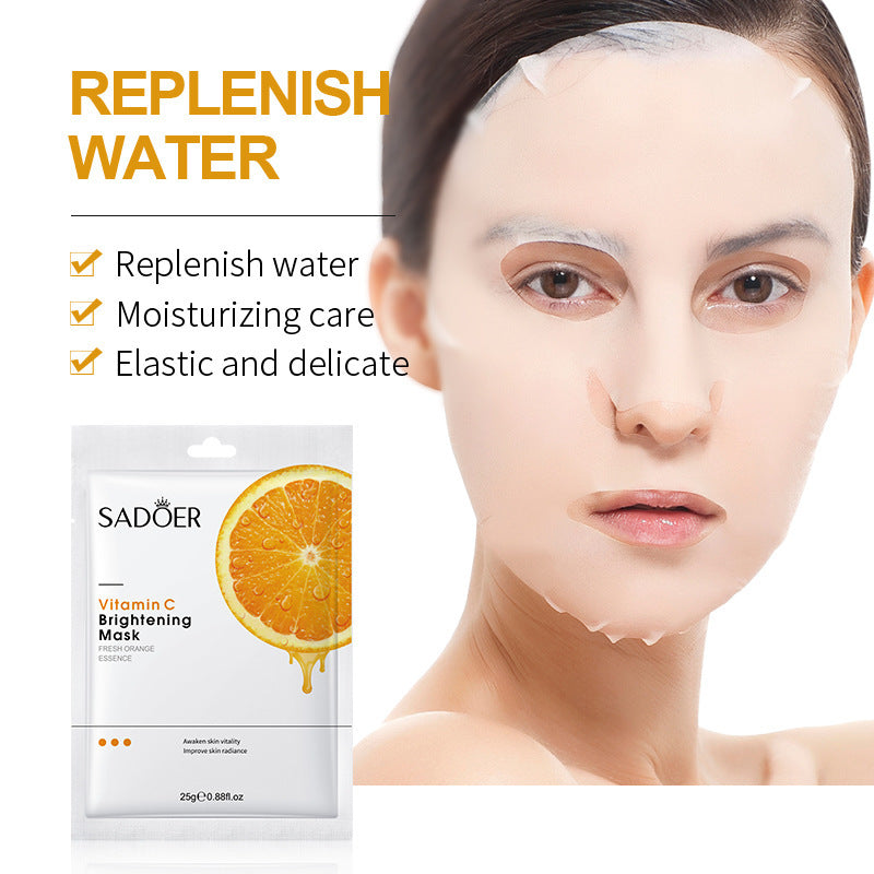 SADOER Vitamin C Body Lotion and Night Mask Set