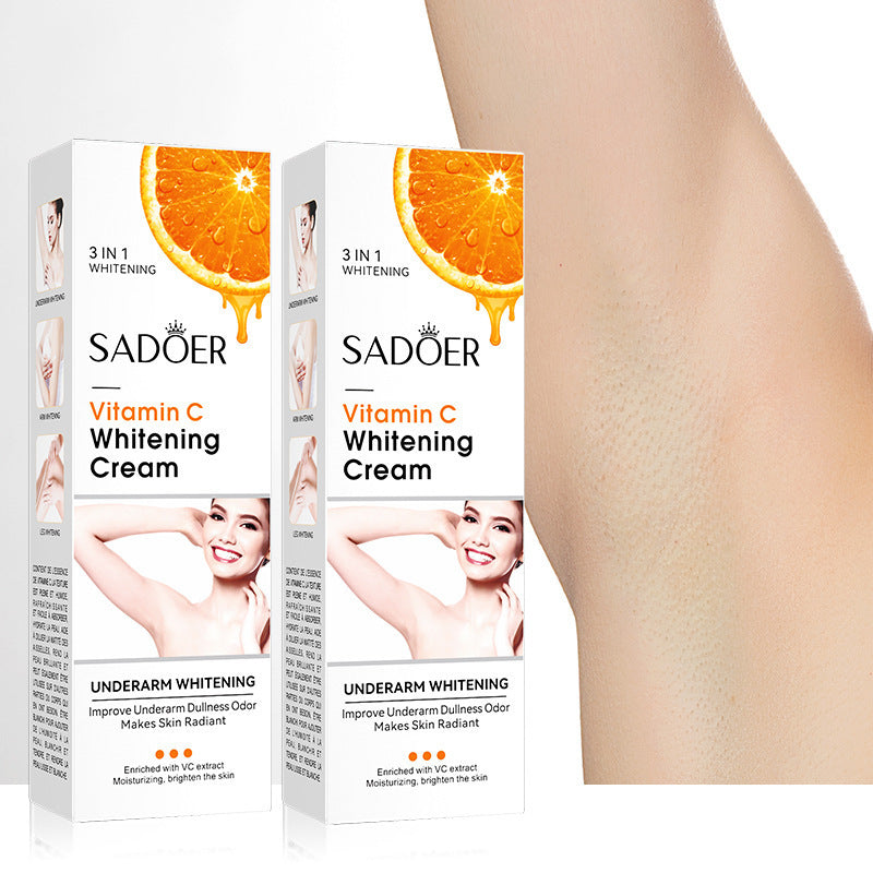 SADOER Vitamin C Body Lotion and Night Mask Set